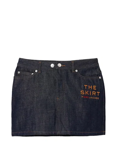 Marc Jacobs X A.p.c Five-pocket Skirt In Blue