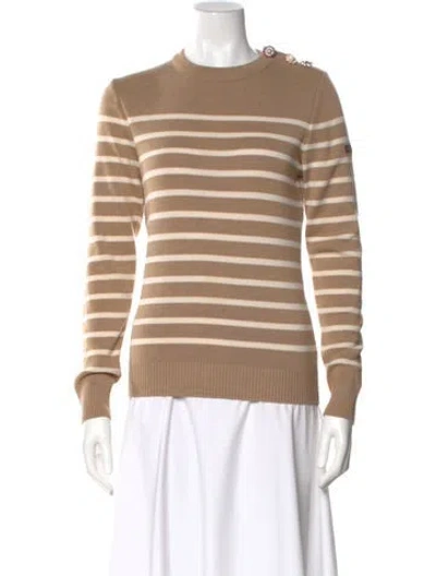 Pre-owned Marc Jacobs X Armor Lux Wool Striped Sweater In Brown