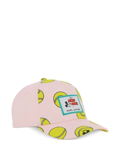 Marc Jacobs Kids' X Disney Mickey Mouse Baseball Cap In Pink