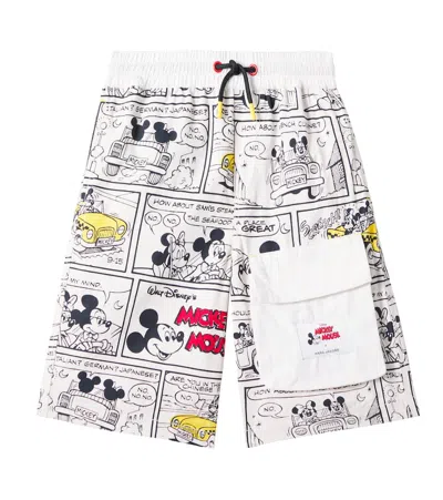 MARC JACOBS X DISNEY PRINTED COTTON JERSEY SHORTS