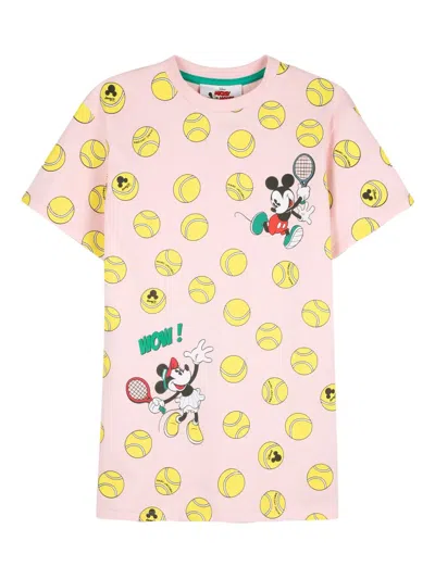 Marc Jacobs X Disney Printed Short-sleeve Dress In Pink