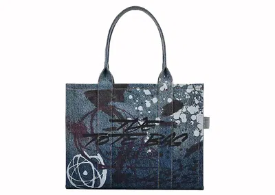 Pre-owned Marc Jacobs X Futura Denim Large Tote Bag