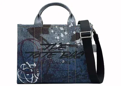 Pre-owned Marc Jacobs X Futura Denim Medium Tote Bag