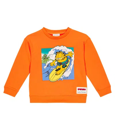 Marc Jacobs Kids' Baby Bedrucktes Sweatshirt Aus Jersey In Peach