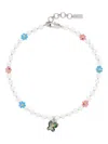 Marc Jacobs X Hattie Stewart The Garden Pearl Station Necklace In Silver