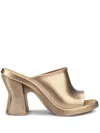 Marc Jacobs X Melissa 90mm Mules In Gold