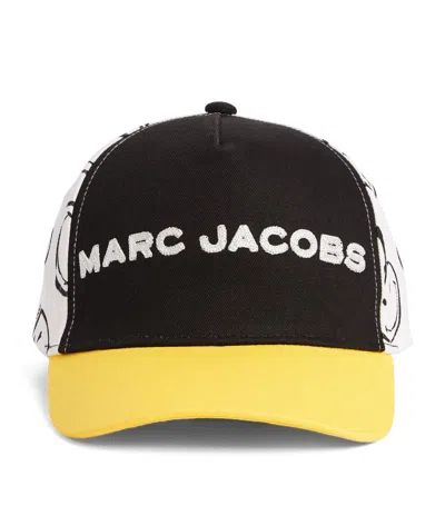 Marc Jacobs Kids' X Smiley World Baseball Cap In Black