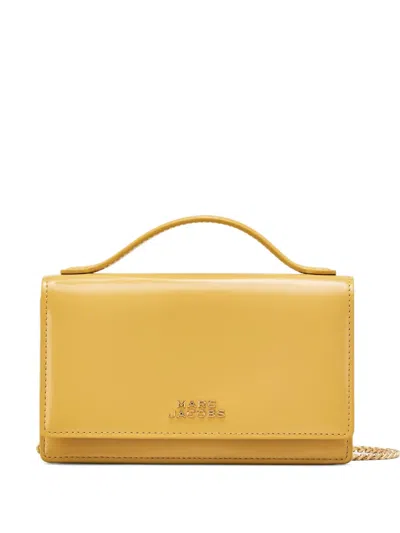Marc Jacobs Mirror Flower Mini-bag In Yellow