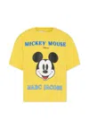 Marc Jacobs Yellow T-shirt For Kids With Mickey Mouse In White