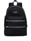 Marc Jacobs Black Nylon The Biker Large Backpack In Black