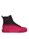 Marc Jacobs High-top Textured Sole Sneakers With Pull Tab In Multicolor