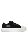 Marc Jacobs Canvas Sneakers Featuring Contrast Sole In Negro