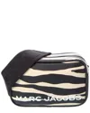 Marc Jacobs Zebra Bold Flash Leather Camera Bag In Black