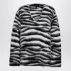 Marc Jacobs Zebra-patterned Jumper In Wool Blend In Multi