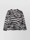 Marc Jacobs Zebra-patterned Jumper In Wool Blend Women