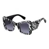 Marc Jacobs Zebra-striped Cat-eye Sunglasses In Animal Print