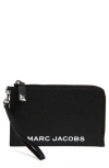 Marc Jacobs Zip Around Wristlet Card Case In Black