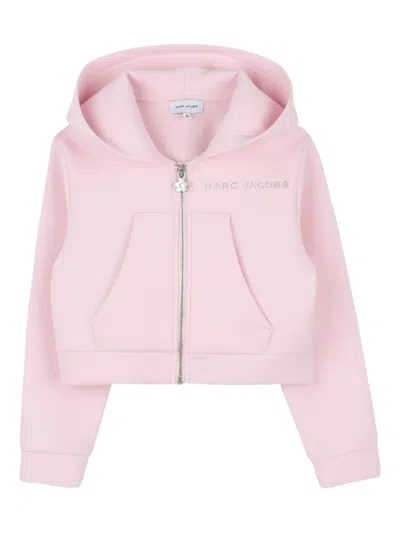 Marc Jacobs Kids' Zip-fastening Sweatshirt In Pink