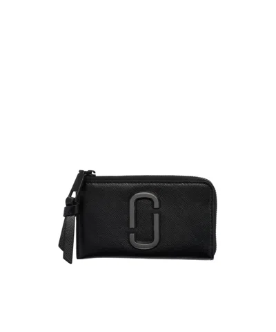 Marc Jacobs Zip Wallet In Black