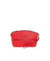 Marc Jacobs Zippered Cosmetic Bag In Red