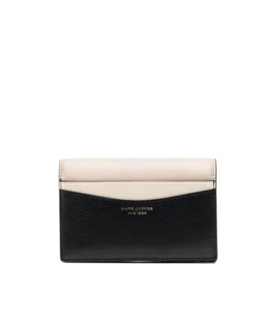 Marc Jacobs Zippered Detail Wallet In Black