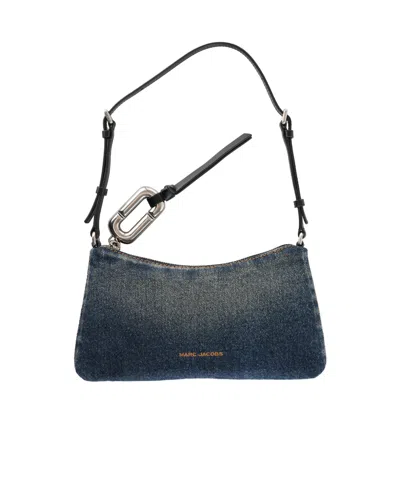 Marc Jacobs Faded-denim Shoulder Bag In Blue