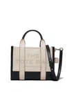 Marc Jacobs Beige Logo Tote Handbag For Women In White
