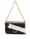 Marc Jacobs The J Marc Soft Shoulder Bag In Black