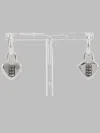 Marc Jacobs -inspired Mini Earrings In Metallic