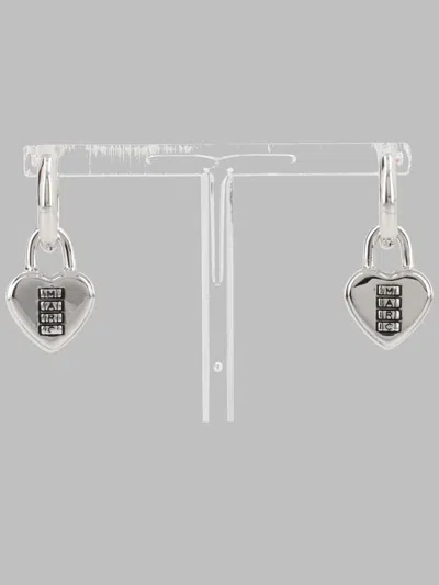 Marc Jacobs -inspired Mini Earrings In Silver