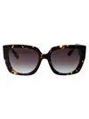 Marc Jacobs Havana Acetate Sunglasses In Multi