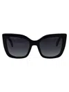 Marc Jacobs Black Acetate Sunglasses In Black