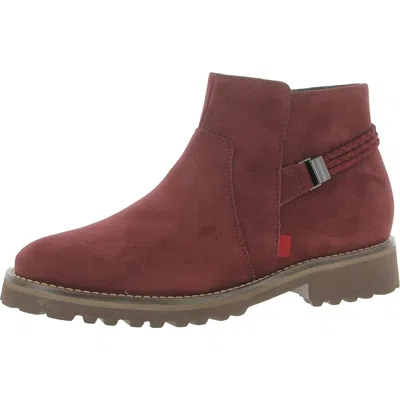 Marc Joseph Columbus Cr. Bootie Womens Zipper Braided Ankle Boots In Multi
