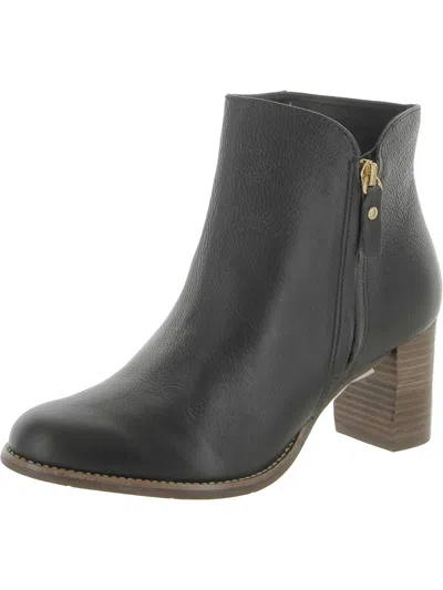 Marc Joseph Grand Central Womens Leather Zip Up Ankle Boots In Black