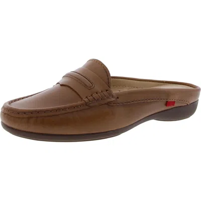Marc Joseph Lawrence Womens Padded Insole Leather Mules In Multi