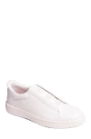 Marc Joseph New York Allen Street Hands Free Technology Lightweight Leather Sneaker In White