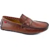Marc Joseph New York Allentown Lane Driving Shoe In Whiskey Napa
