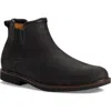 Marc Joseph New York Austin Chelsea Boot In Black Washed Grainy