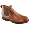 Marc Joseph New York Austin Chelsea Boot In Cognac Grainy