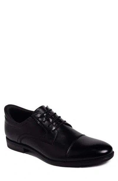 Marc Joseph New York Baker Street Cap Toe Derby In Black