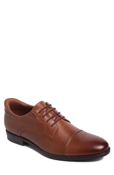 Marc Joseph New York Baker Street Cap Toe Derby In Brown