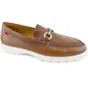 Marc Joseph New York Bond Street Bit Loafer In Cognac Grainy