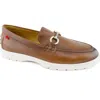 Marc Joseph New York Bond Street Bit Loafer In Cognac Grainy