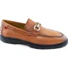 Marc Joseph New York Bond Street Bit Loafer In Whiskey Napa Soft