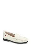 Marc Joseph New York Brightwater Ave Patent Penny Loafer In Ivory Patent