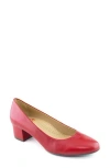Marc Joseph New York Broad St 2.0 Patent Leather Pump In Red