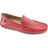 Marc Joseph New York Broadway Leather Venetian Driver Loafer In Pink