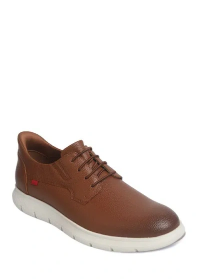 Marc Joseph New York Brooks  Hands Free Technology Leather Plain Toe Casual Oxford In Brown