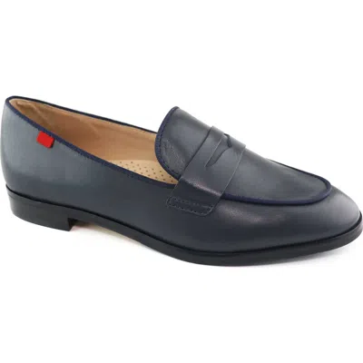 Marc Joseph New York Bryant Park Penny Loafer In Navy