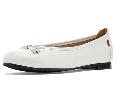 Marc Joseph New York Burton Ave Women's Dress Flat Shoes White Snake: 8.5 M In Multi